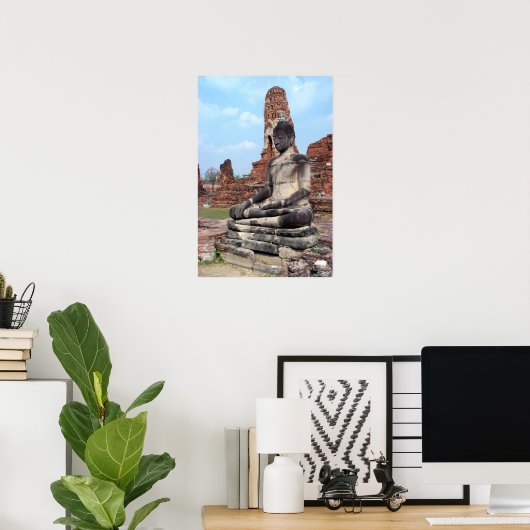Buddha Statue Poster (Thuiskantoor)