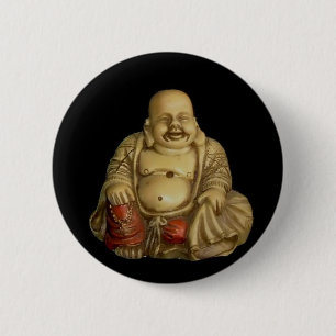 Buddha Statue Ronde Button 5,7 Cm