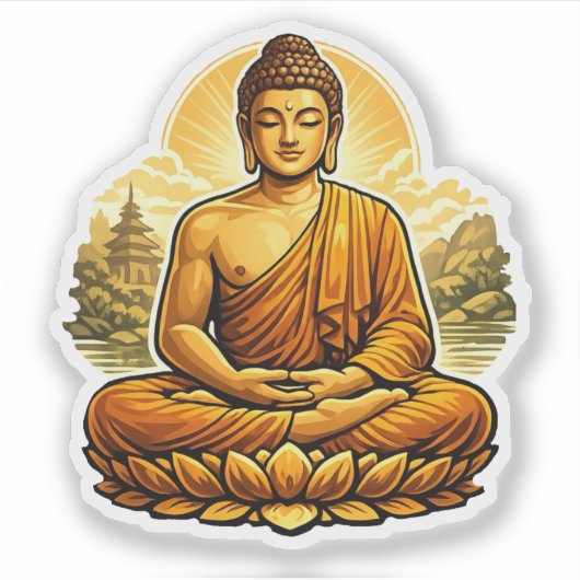 Buddha Sticker (Voorkant)