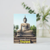 Buddha Sukhothai Thailand Briefkaart (Staand voorkant)