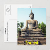 Buddha Sukhothai Thailand Briefkaart (Voorkant / Achterkant)