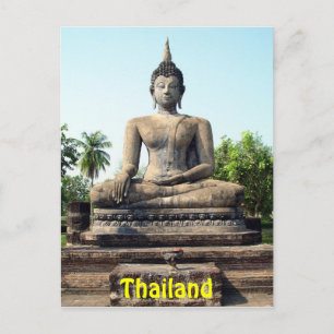 Buddha Sukhothai Thailand Briefkaart