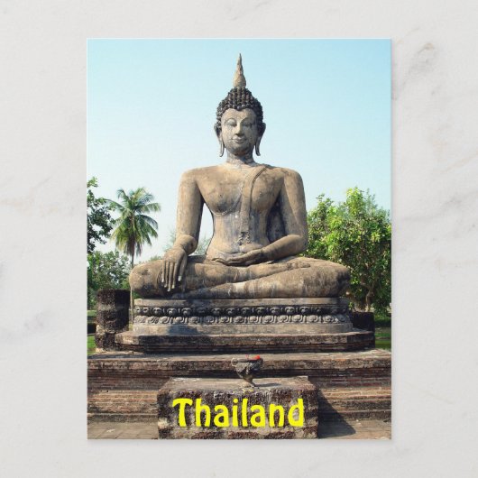 Buddha Sukhothai Thailand Briefkaart (Voorkant)