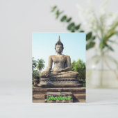 Buddha Sukhothai Thailand Postcard Briefkaart (Staand voorkant)