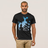 Buddha Sunrise Silhouette T-shirt (Voorkant volledig)