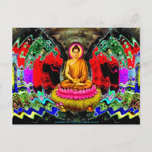 Buddha Swirl - Briefkaart (Voorkant)