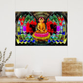 Buddha Swirl - Poster (Keuken)