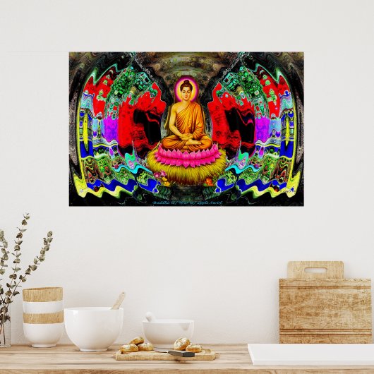 Buddha Swirl - Poster (Keuken)