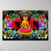 Buddha Swirl - Poster (Voorkant)