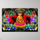 Buddha Swirl - Poster (Voorkant)