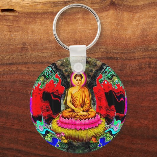 Buddha Swirl - Sleutelhanger (Voorkant)