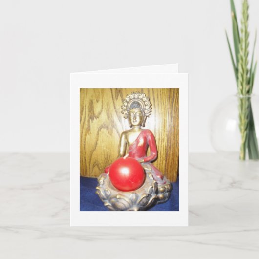 Buddha Sympathy Card Kaart (Voorkant)