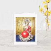 Buddha Sympathy Card Kaart (Gele Bloem)