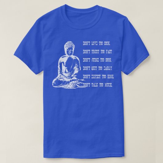 Buddha Teaching And Science Inspiration Motivation T-shirt (Design voorkant)