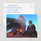 Buddha Temple Zen Haiku Briefkaart (Voorkant / Achterkant)