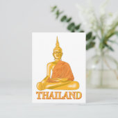 Buddha Thailand Briefkaart (Staand voorkant)