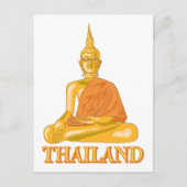 Buddha Thailand Briefkaart (Voorkant)