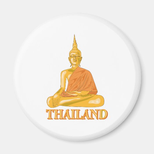 Buddha Thailand Magneet (Voorkant)