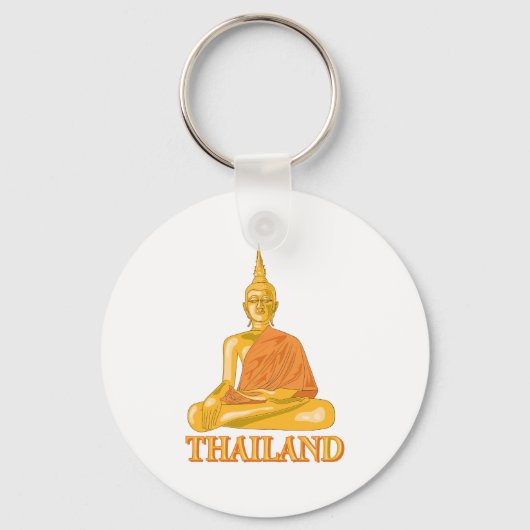 Buddha Thailand Sleutelhanger (Voorkant)