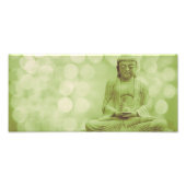buddha the light (light green) foto afdruk (Voorkant)