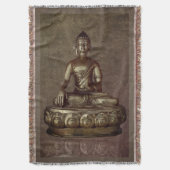 Buddha Throw Blanket Deken (Voorkant Verticaal)