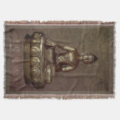 Buddha Throw Blanket Deken (Voorkant)
