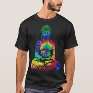 Buddha Tie Dye Yoga Spiritueel Zen Boeddhisme T-shirt