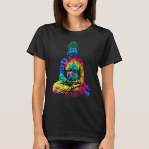 Buddha Tie Dye Yoga Spiritueel Zen Boeddhisme T-shirt