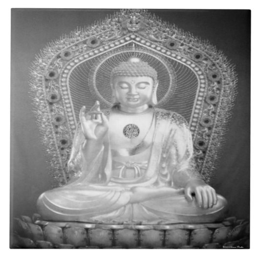 Buddha Tile Tegeltje (Voorkant)