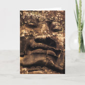 Buddha Totem Angkor Wat Greeting Card Notitiekaartje (Voorkant)