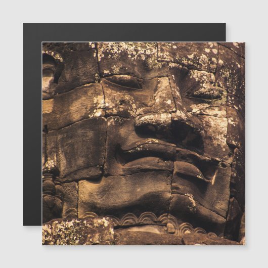 Buddha Totem Angkor Wat Magnet Card (Voorkant / Achterkant)