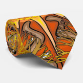 "BUDDHA TREE" NECKTIE STROPDAS (Opgerold)