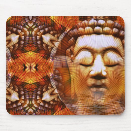 Buddha Tribal Energy Mousepad Muismat (Voorkant)