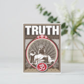 Buddha TRUTH Briefkaart (Staand voorkant)