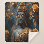 Buddha Ultra Soft Sherpa Blanket Sherpa Deken (Voorkant)