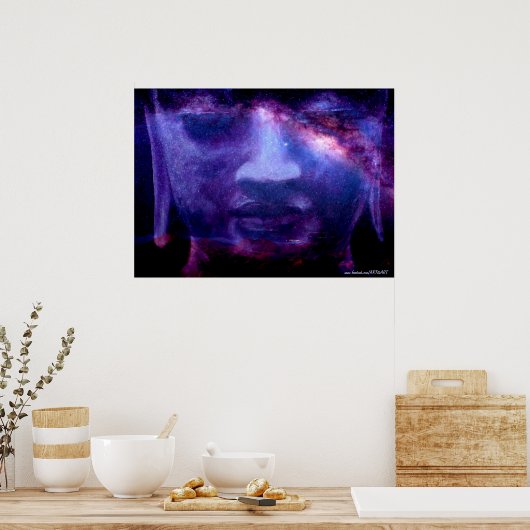 Buddha Universe Poster (Keuken)