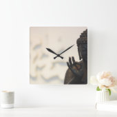 Buddha Vierkante Klok (Huis)