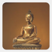 Buddha Vierkante Sticker (Voorkant)