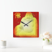Buddha Wall Clock Vierkante Klok (Huis)
