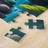 Buddha-waterval Legpuzzel (Zijkant)