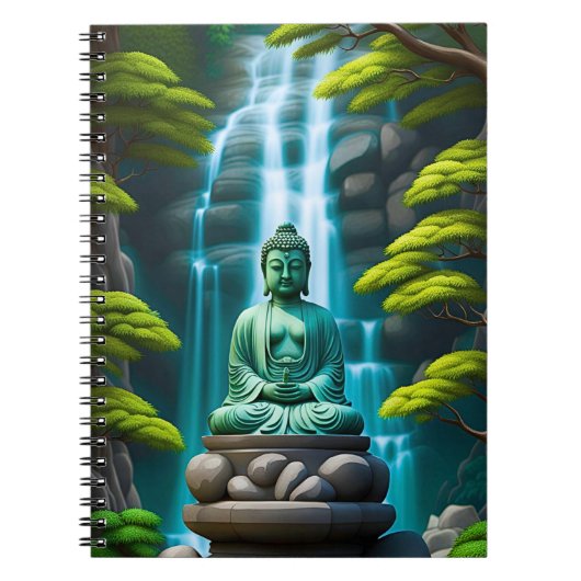Buddha-waterval Notitieboek (Voorkant)