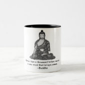 Buddha Wisdom Tweekleurige Koffiemok (Center)