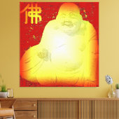 Buddha Wrapped Canvas Afdruk (Insitu (Woonkamer))