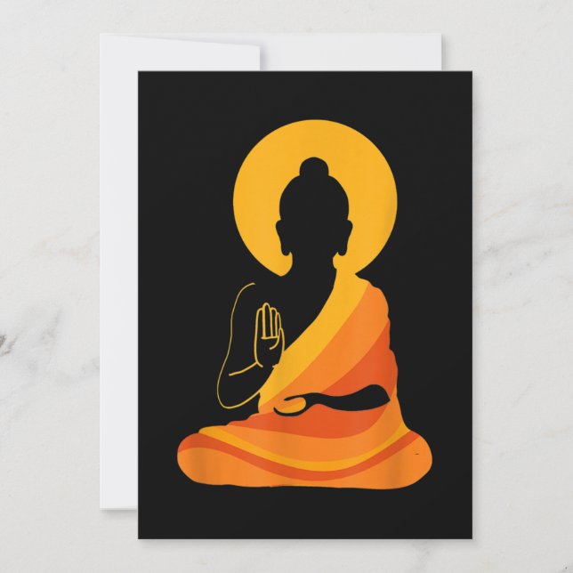 Buddha YingYang Zen Yoga, Relax, Geniet van het le (Voorkant)