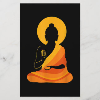 Buddha YingYang Zen Yoga, Relax, Geniet van het le Briefpapier