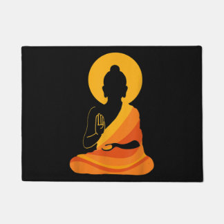 Buddha YingYang Zen Yoga, Relax, Geniet van het le Deurmat
