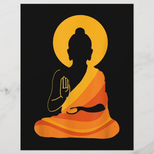 Buddha YingYang Zen Yoga, Relax, Geniet van het le Flyer (Voorkant)
