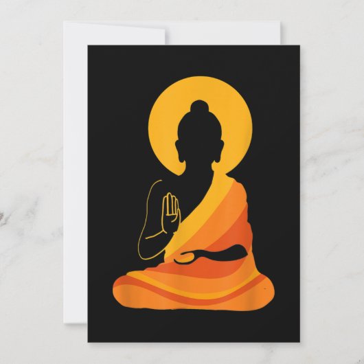 Buddha YingYang Zen Yoga, Relax, Geniet van het le Kaart (Voorkant)