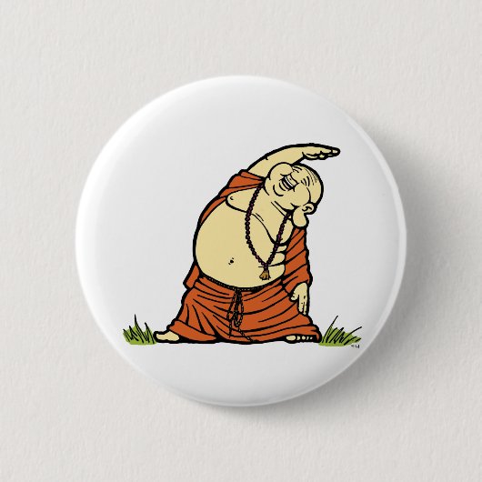 Buddha Yoga Stretch Button (Voorkant)