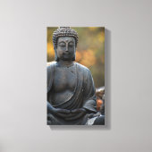 Buddha Zen Garden Peace Canvas Afdruk (Voorkant)